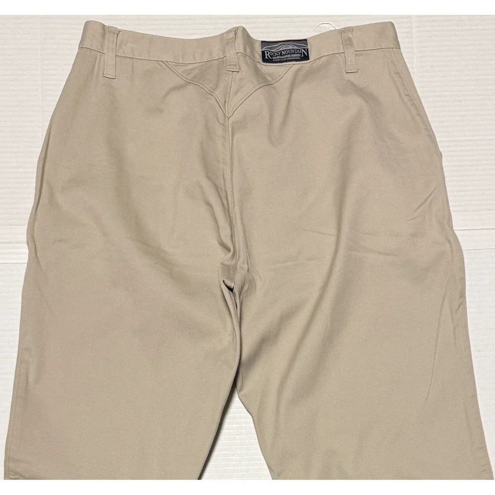 ROCKY MOUNTAIN - Womens Vintage Bareback High-Rise Western Chino‎ Pants -12 Long
